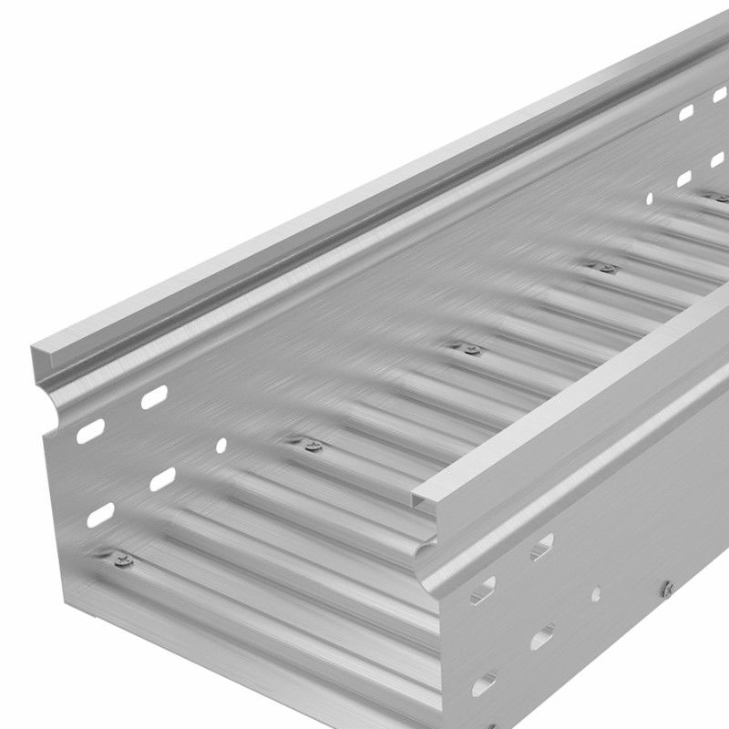Clip auf Wellkabelschacht 50 mm-500 mm Ladekapazität 20-100 kg/M Silber