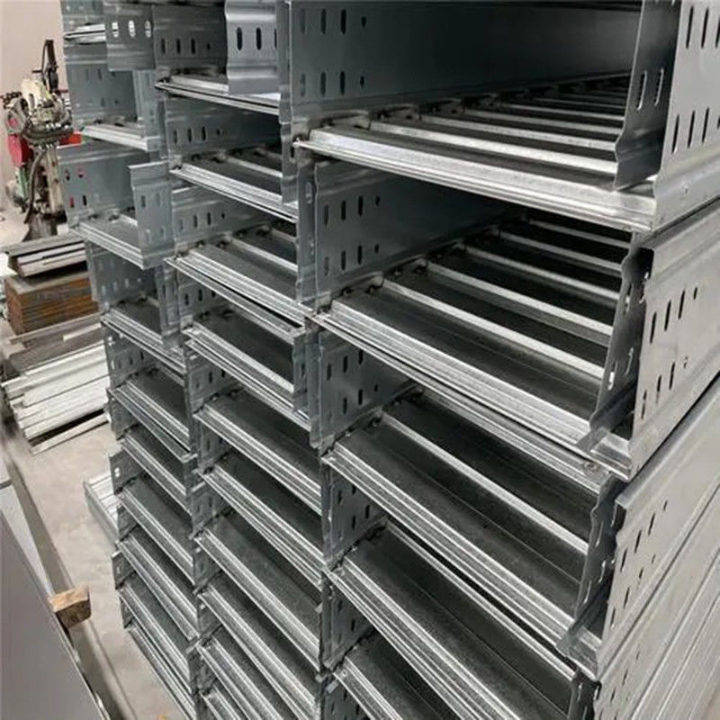 20-100kg/M Aluminiumleiter Typ Kabeltreppe Hersteller Silberfarbe