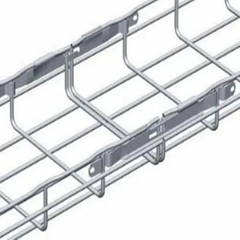 SS Wire Mesh Cable Tray Gitter / Linear Typ Größe angepasst