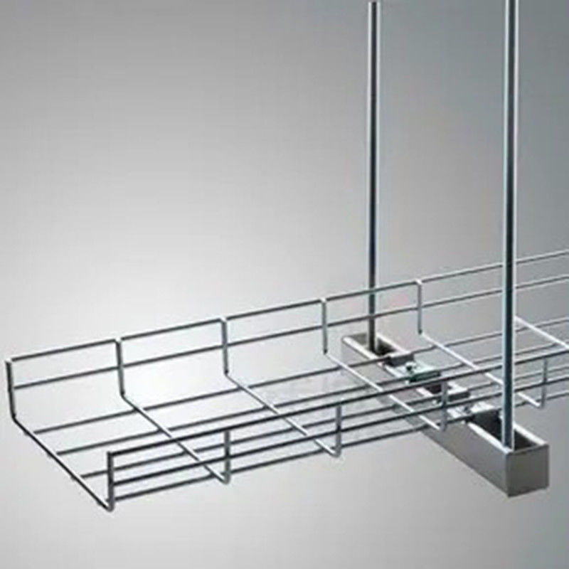 Verstellbares Kabeltrey Elektrogalvanisiertes Drahtträger Silberfarbe